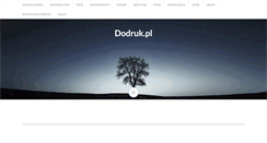Desktop Screenshot of dodruk.pl